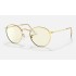 ROUND BLUE-LIGHT CLEAR EVOLVE
Lenses: Grey Mirror  +  Frame: Gold