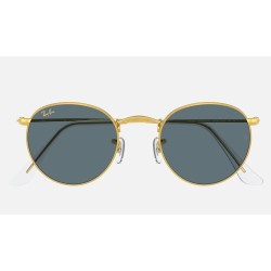ROUND METAL LEGEND GOLD
Lenses: Blue Classic  +  Frame: Shiny Gold