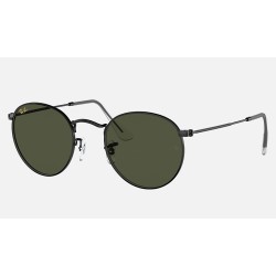 ROUND METAL LEGEND GOLD
Lenses: Green G-15 Classic  +  Frame: Shiny Black
