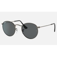 ROUND METAL ANTIQUED
Lenses: Dark Grey Classic  +  Frame: Gunmetal