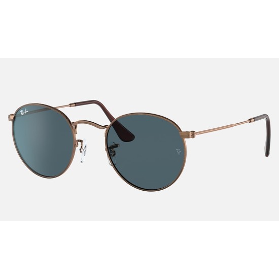 ROUND METAL ANTIQUED
Lenses: Blue Classic  +  Frame: Bronze-Copper