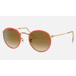 ROUND METAL FULL COLOR LEGEND
Lenses: Light Brown Gradient  +  Frame: Red