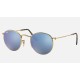ROUND FLAT LENSES
Lenses: Light Blue Mirror  +  Frame: Gold