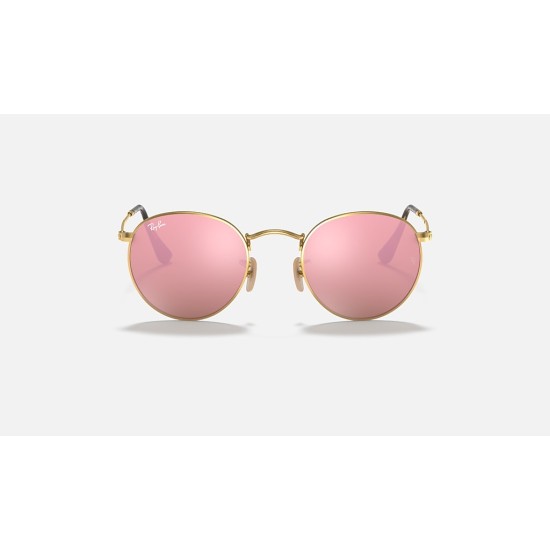 ROUND FLAT LENSES
Lenses: Copper Mirror  +  Frame: Gold