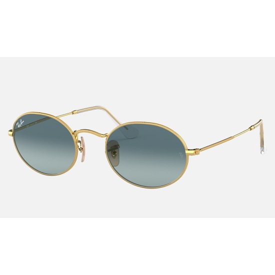 OVAL
Lenses: Blue Gradient  +  Frame: Gold