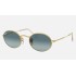 OVAL
Lenses: Blue Gradient  +  Frame: Gold