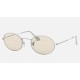 OVAL SOLID EVOLVE
Lenses: Light Brown Photochromic Classic  +  Frame: Silver