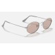OVAL SOLID EVOLVE
Lenses: Pink Photochromic Classic  +  Frame: Silver