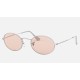 OVAL SOLID EVOLVE
Lenses: Pink Photochromic Classic  +  Frame: Silver