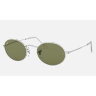 OVAL LEGEND GOLD
Lenses: Light Green Classic  +  Frame: Silver