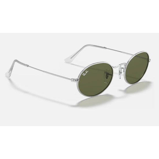 OVAL LEGEND GOLD
Lenses: Light Green Classic  +  Frame: Silver