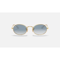 OVAL FLAT LENSES
Lenses: Light Blue Gradient  +  Frame: Gold