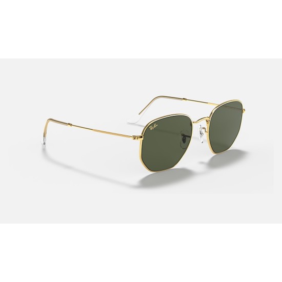 HEXAGONAL LEGEND GOLD
Lenses: Green Classic G-15  +  Frame: Gold