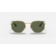 HEXAGONAL FLAT LENSES
Lenses: Green Classic  +  Frame: Gold