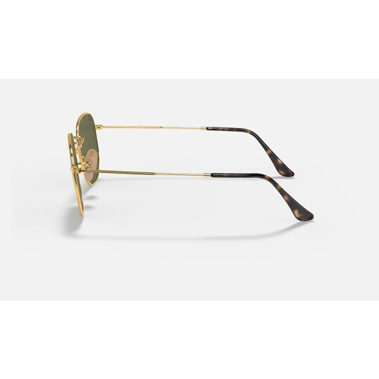 HEXAGONAL FLAT LENSES
Lenses: Silver Mirror  +  Frame: Gold