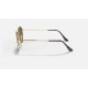 HEXAGONAL FLAT LENSES
Lenses: Light Blue Mirror  +  Frame: Gold