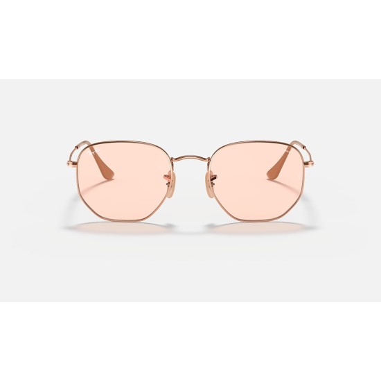 HEXAGONAL WASHED EVOLVE
Lenses: Pink Photochromic Classic  +  Frame: Copper