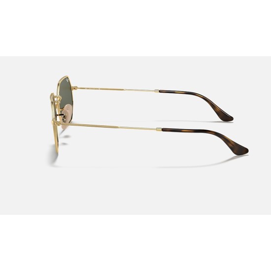 OCTAGONAL CLASSIC
Lenses: Green Classic G-15  +  Frame: Gold