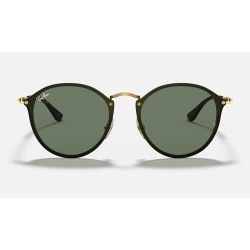 BLAZE ROUND
Lenses: Green Classic  +  Frame: Gold