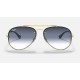 BLAZE AVIATOR
Lenses: Blue Gradient - Mirror  +  Frame: Gold
