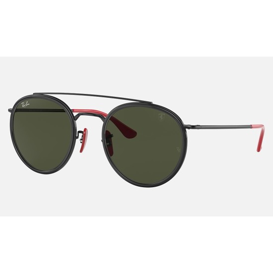 RB3647M SCUDERIA FERRARI COLLECTION
Lenses: Green Classic G-15  +  Frame: Black