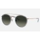 ROUND DOUBLE BRIDGE
Lenses: Grey Gradient  +  Frame: Light Blue