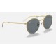 ROUND DOUBLE BRIDGE LEGEND GOLD
Lenses: Blue/Grey Classic  +  Frame: Shiny Gold