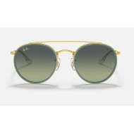 ROUND DOUBLE BRIDGE
Lenses: Green Gradient  +  Frame: Legend Gold