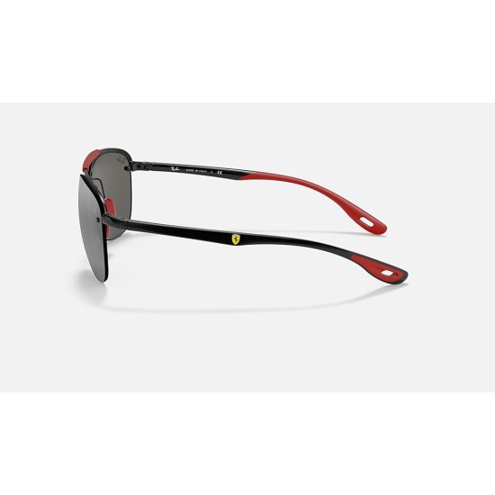 RB3662M SCUDERIA FERRARI COLLECTION
Lenses: Grey Mirror  +  Frame: Black