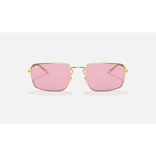 RB3669
Lenses: Pink Photochromic Classic  +  Frame: Shiny Gold