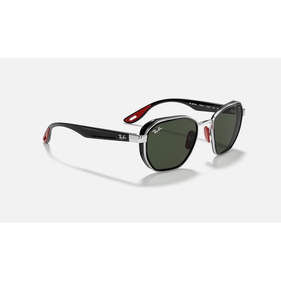 RB3674M SCUDERIA FERRARI COLLECTIONLenses: Green Classic  +  Frame: Shiny Silver