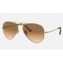 AVIATOR METAL II
Lenses: Light Brown Gradient  +  Frame: Gold