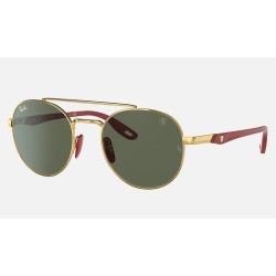 RB3696M SCUDERIA FERRARI COLLECTION
Lenses: Green Classic  +  Frame: Gold