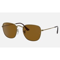 FRANK ANTIQUED
Lenses: Brown Classic B-15  +  Frame: Antique Gold