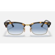 Clubmaster Square
Lenses: Light Blue Gradient  +  Frame: Yellow Havana