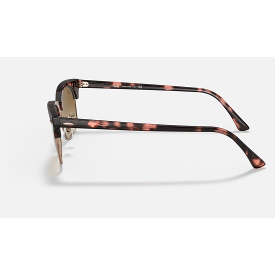 Clubmaster Square
Lenses: Light Brown Gradient  +  Frame: Pink Havana