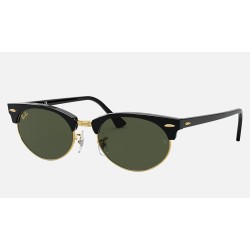 CLUBMASTER OVAL LEGEND GOLD
Lenses: Green Classic G-15  +  Frame: Shiny Black
