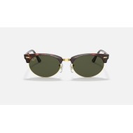 CLUBMASTER OVAL LEGEND GOLD
Lenses: Green Classic G-15  +  Frame: Mock Tortoise