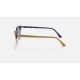 CLUBMASTER OVAL
Lenses: Light Blue Gradient  +  Frame: Wrinkled Beige