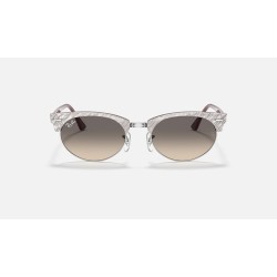 Clubmaster Oval
Lenses: Light Grey Gradient  +  Frame: Wrinkled Light Grey