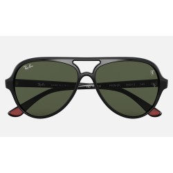 RB4125M SCUDERIA FERRARI COLLECTION
Lenses: Green Classic G-15  +  Frame: Black