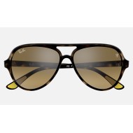 RB4125M SCUDERIA FERRARI COLLECTION
Lenses: Brown/Silver Mirror  +  Frame: Tortoise