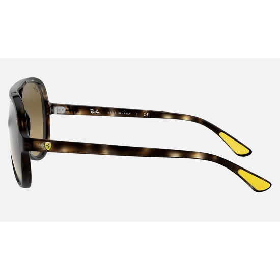 RB4125M SCUDERIA FERRARI COLLECTION
Lenses: Brown/Silver Mirror  +  Frame: Tortoise