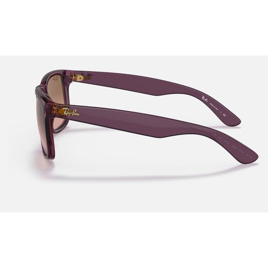 JUSTIN CLASSIC
Lenses: Brown Gradient  +  Frame: Transparent Violet
