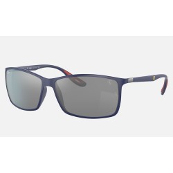 RB4179M SCUDERIA FERRARI COLLECTIONLenses: Grey Mirror  +  Frame: Blue