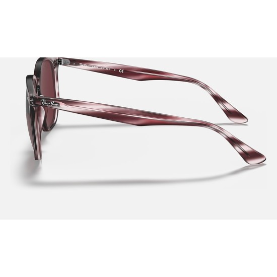 RB4306
Lenses: Dark Violet Classic  +  Frame: Striped Bordeaux Havana