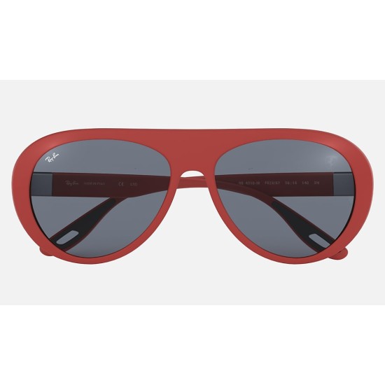 RB4228M SCUDERIA FERRARI UK LIMITED EDITION
Lenses: Grey Classic  +  Frame: Red