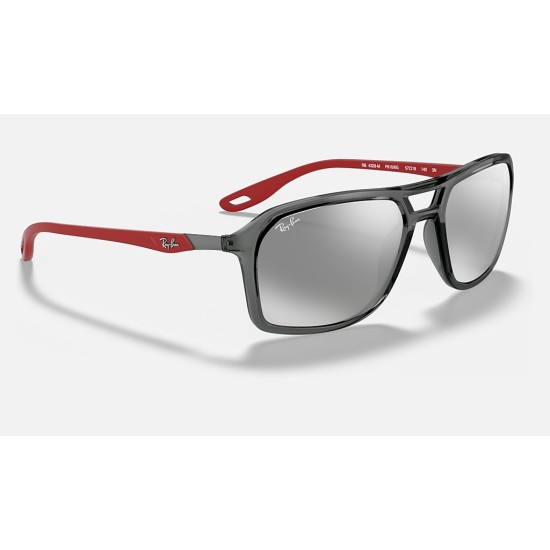 RB4329M SCUDERIA FERRARI COLLECTION
Lenses: Grey Mirror  +  Frame: Transparent Grey