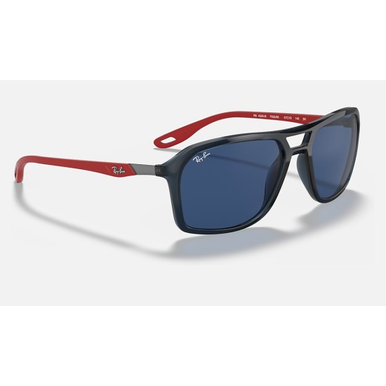 RB4329M SCUDERIA FERRARI COLLECTION
Lenses: Dark Blue Classic  +  Frame: Blue