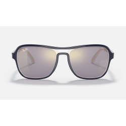 STATE SIDE MIRROR EVOLVE
Lenses: Dark Grey/Gold Photochromic Mirror  +  Frame: Blue